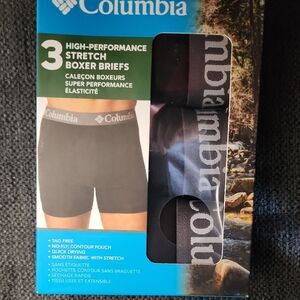 Columbia Men's Black Boxer Briefs - 3 Pack XL